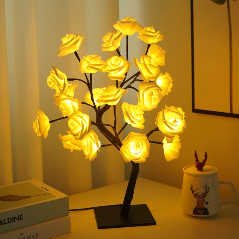 Forever Rose Tree Lamp