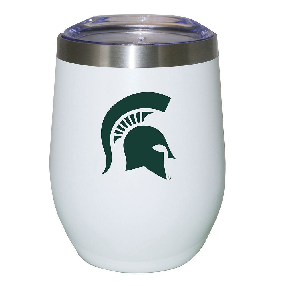 Michigan State Spartans 12oz. Logo Stemless Tumbler