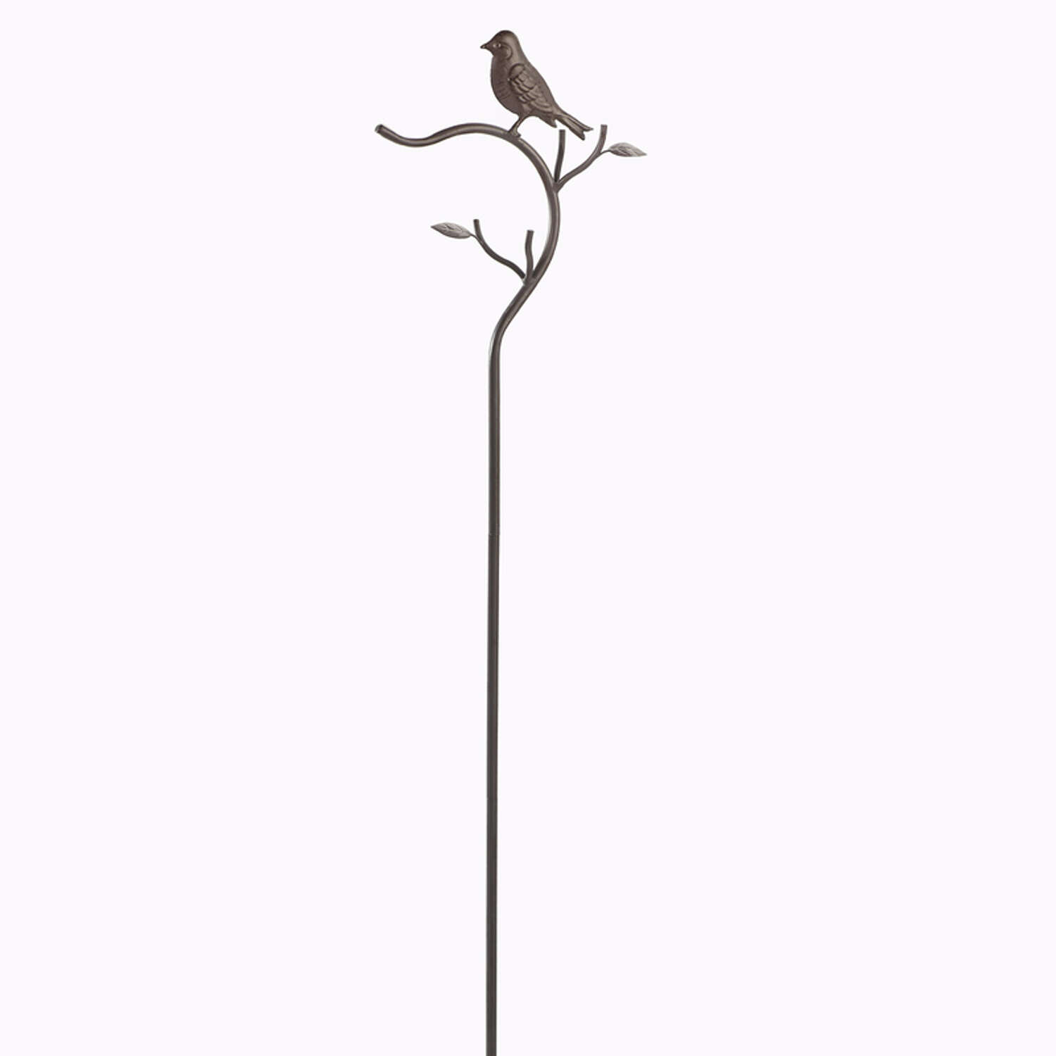 Smart Living 45 in. Solar Power Metal Provence Bird Hanging Lantern Bronze
