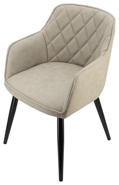 Dinning Chair Beige 23x22x31 quot  Midcentury   Dining Chairs   by Fantastic Decorz LLC  Houzz