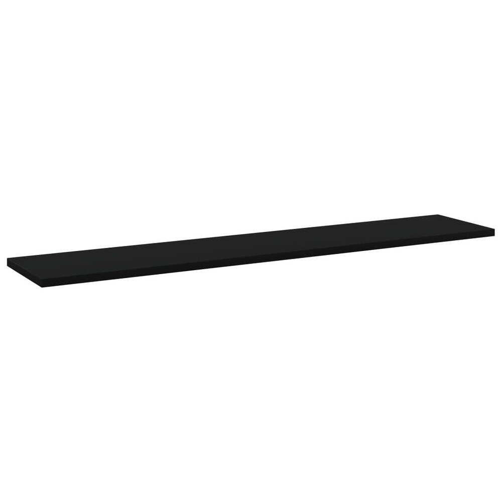 vidaXL Bookshelf Boards 4 pcs Black 39.4\