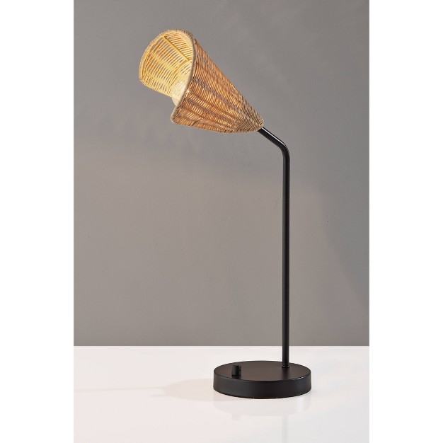 Cove Table Lamp Black Adesso