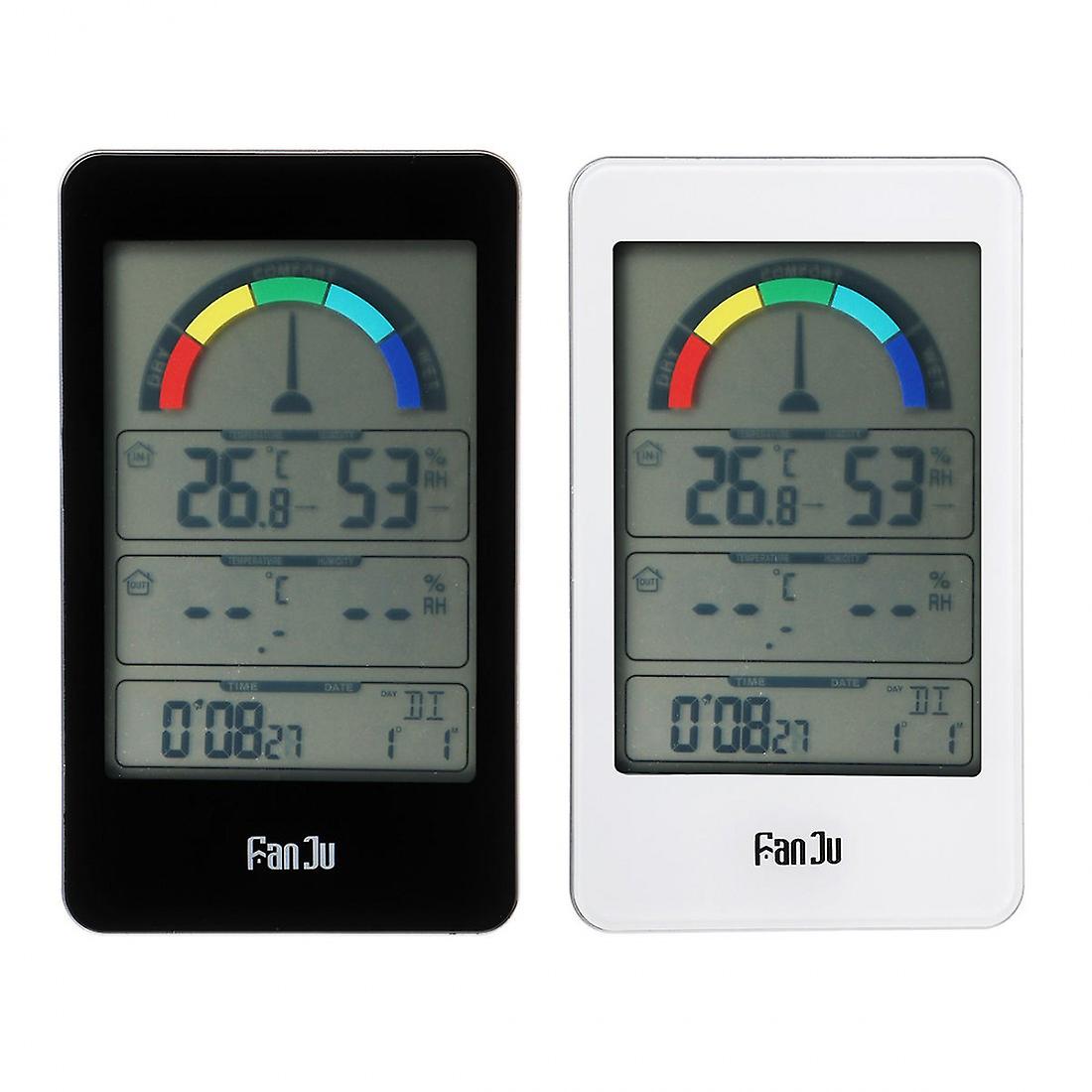 Digital Indoor And Outdoor Thermometer Comfort Indicator Hygrometer Temperature Trend Electronic Alarm Clock