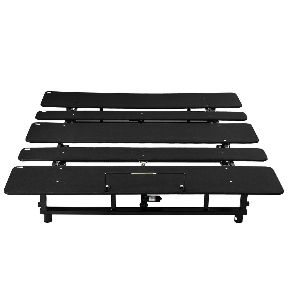 Bed Frame with Adjustable Bed Base Frame  Metal Platform Bed Frame with Head and Foot Incline Wireless Remote