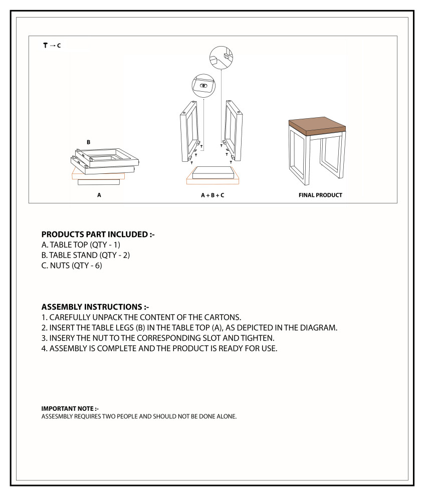 Cordova Side Table  Honied Wood   Industrial   Side Tables And End Tables   by C.G. Sparks  Houzz