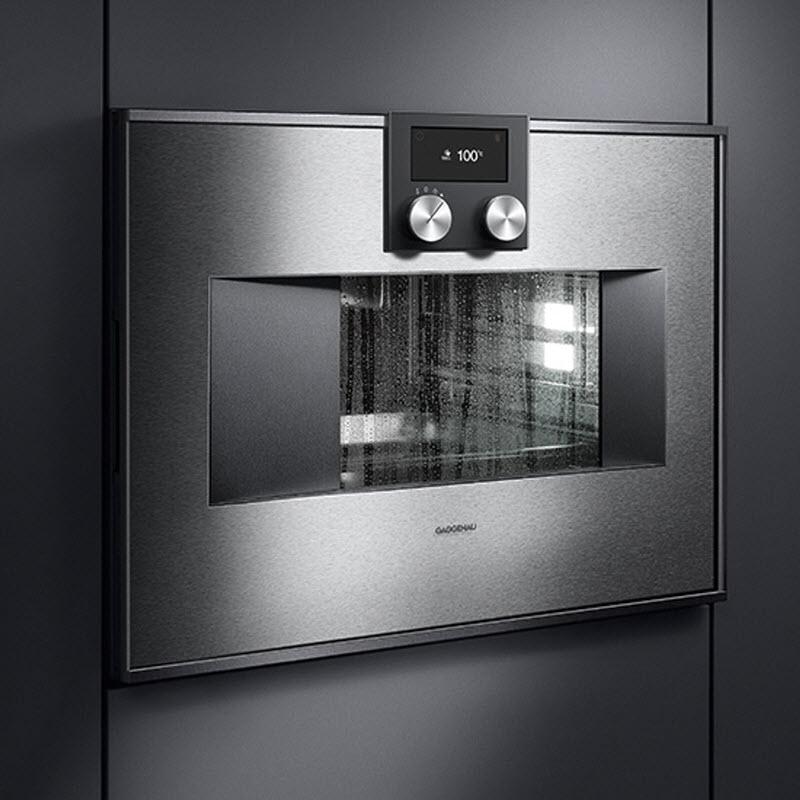 Gaggenau 24-inch, 1.3 cu.ft. Built-in Combi-Microwave Oven with Right Hinge BM 450 710