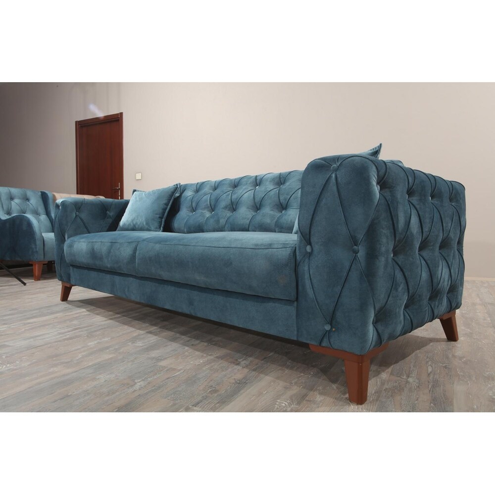 Petro 3 Pieces Living Room Set Sofa Loveseat and chair