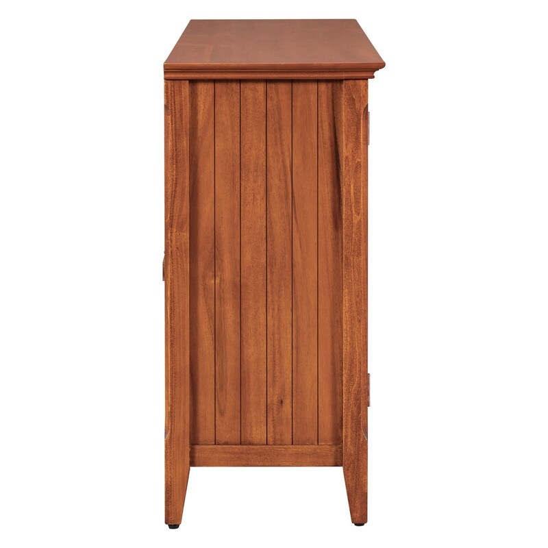 Accent Cabinet Modern Console Table for Living Room Dining Room With 3 Doors and Adjustable Shelves