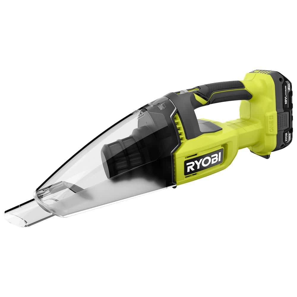 RYOBI ONE+ 18V Cordless Multi-Surface Handheld Vacuum Kit with 2.0 Ah Battery and Charger PCL705K