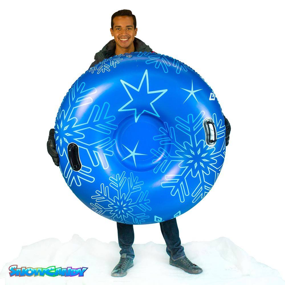 POOLCANDY SnowCandy Heavy-Duty Inflatable Snow Tube SC2748HD1-RS