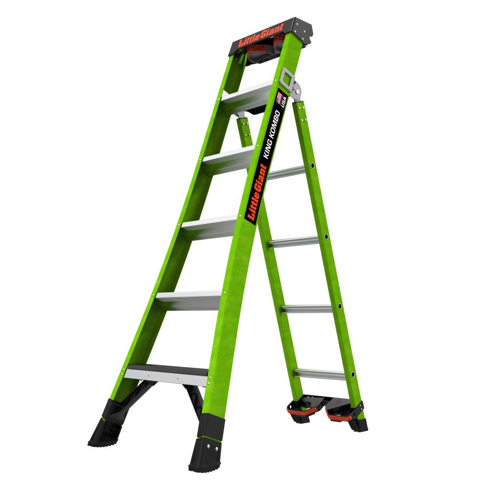 Little Giant KING KOMBO Ladder Industrial 6' ANSI Type IAA