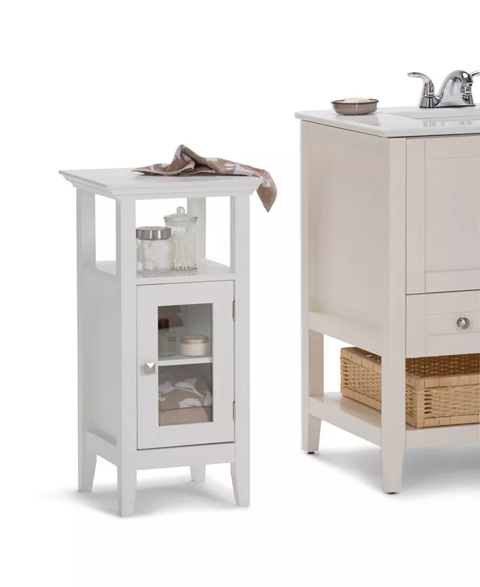 Simpli Home Acadian Floor Storage Cabinet