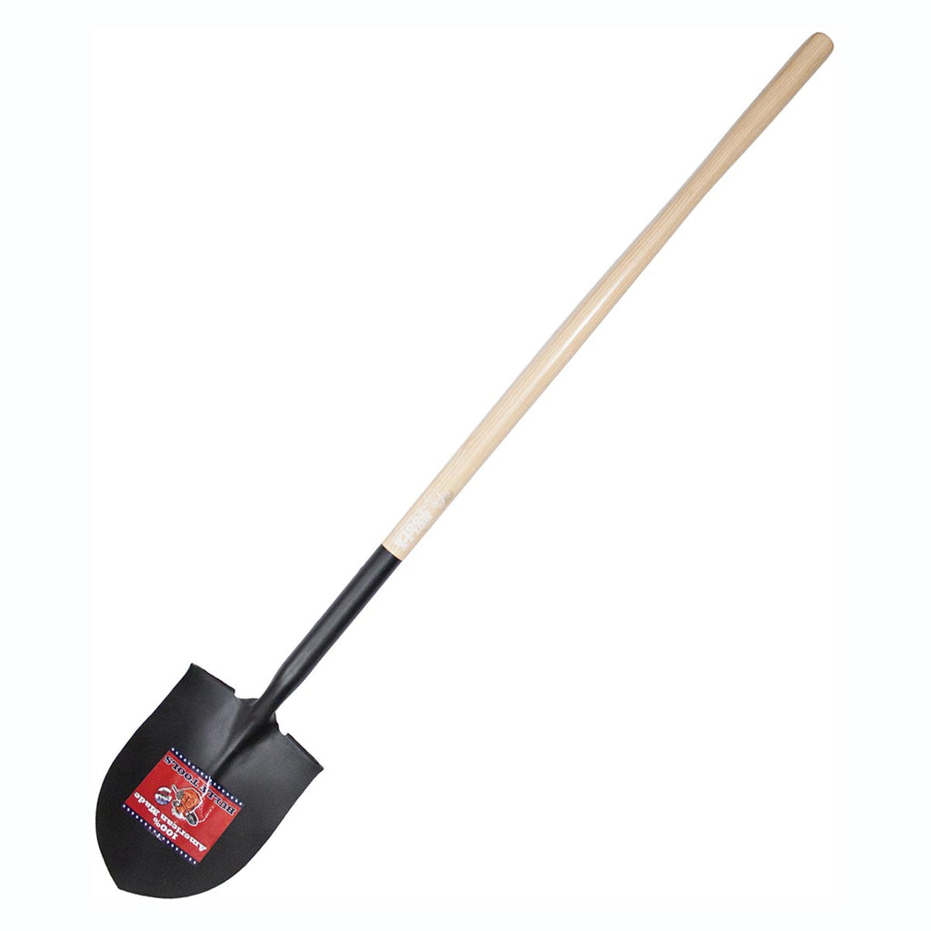 Bully Tools 14-Gauge Round-Point Shovel w/Wood Handle