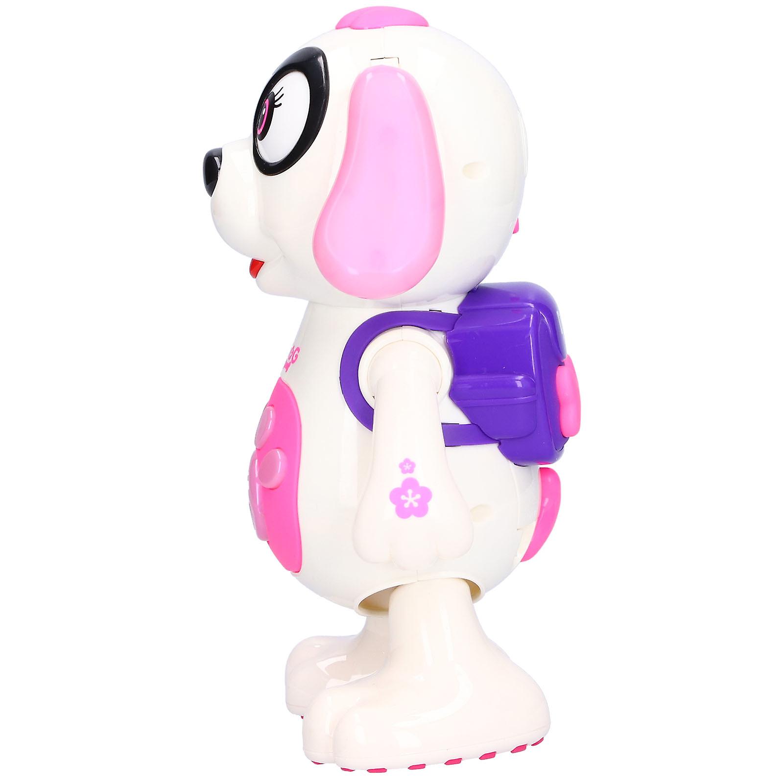 Musical Dancing Robot Dog Plastic Interactive Puppy Toy Smart Singing Dog Toy For Baby Kidpink