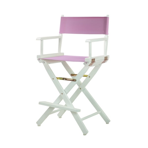 White Frame 24-inch Director's Chair