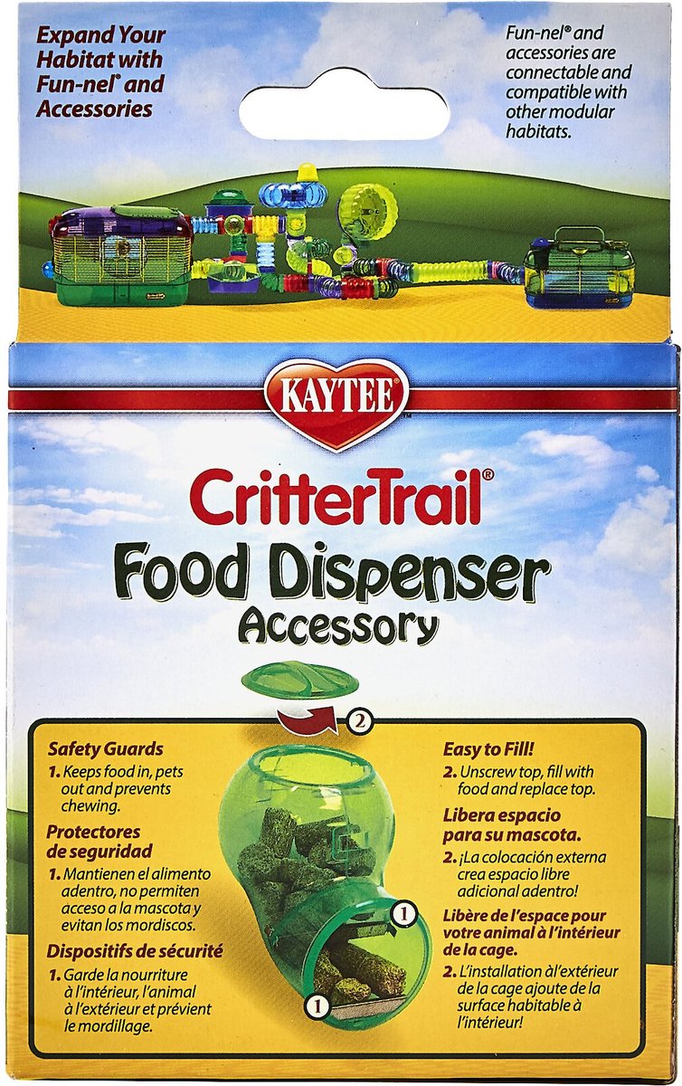 Kaytee CritterTrail Food Dispenser Small Animal Accessory