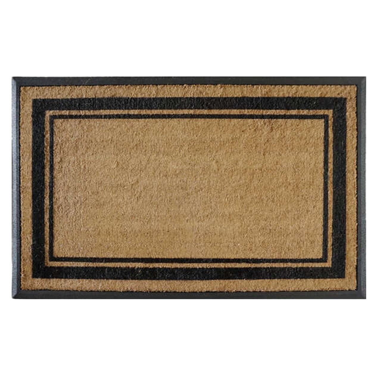 A1HC Natural Coir   Rubber Door Mat  30x48  Thick Durable Doormats for Outdoor Entrance