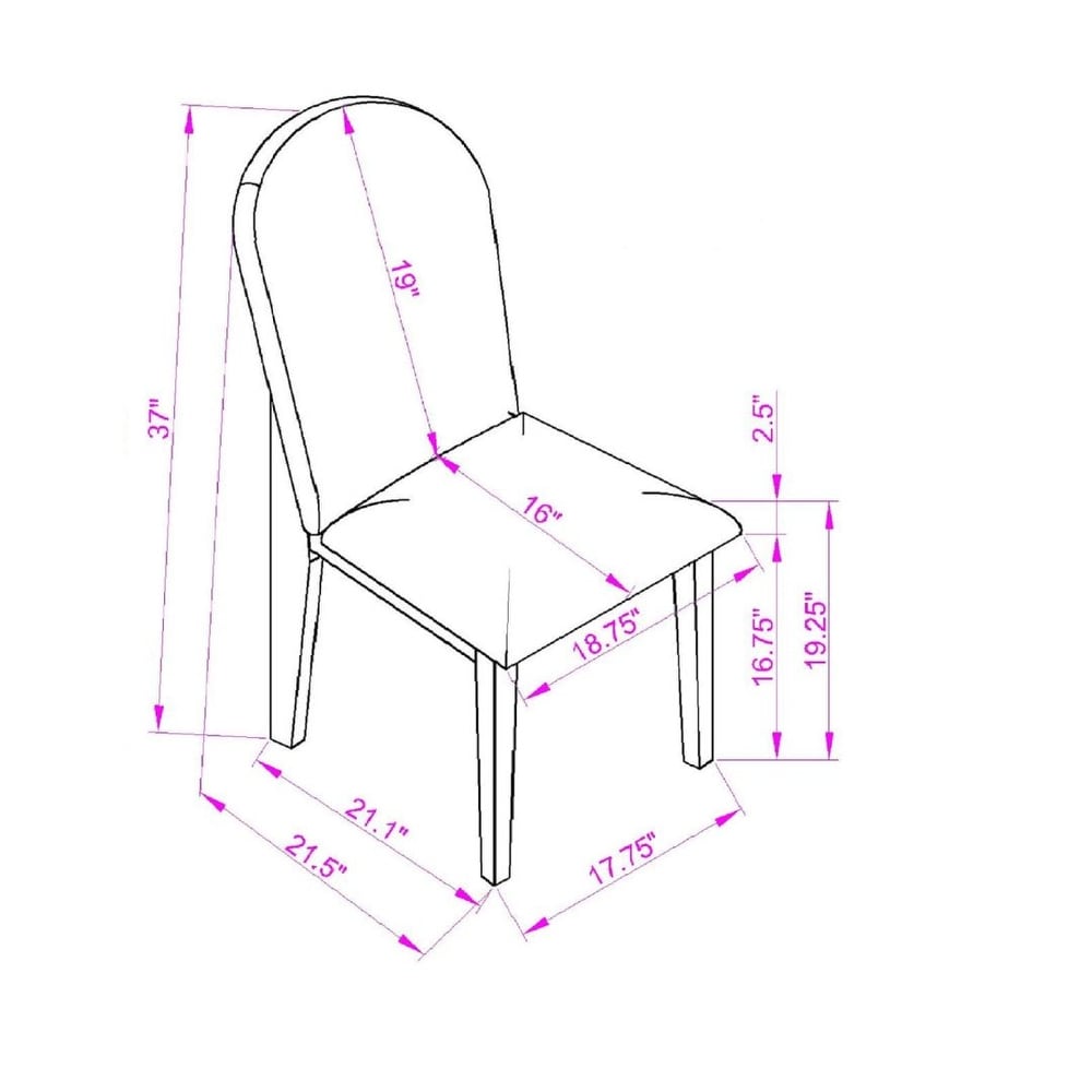 Modern 6 piece dinner set including dining table dining chairs