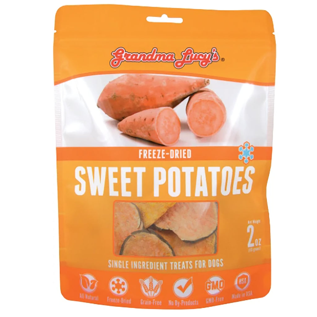 Grandma Lucy's Single Freeze Dried Sweet Potato Dog Treats - 2oz