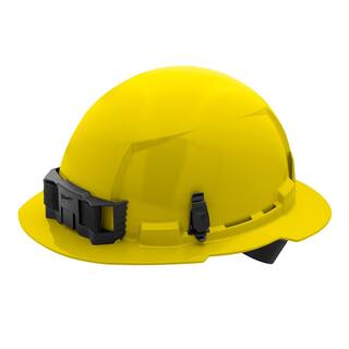 MW BOLT Yellow Type 1 Class E Full Brim Non-Vented Hard Hat with 4 Point Ratcheting Suspension 48-73-1103