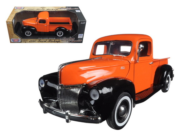 Motormax 73170OR TC  1940 Ford Pickup Truck Orange...