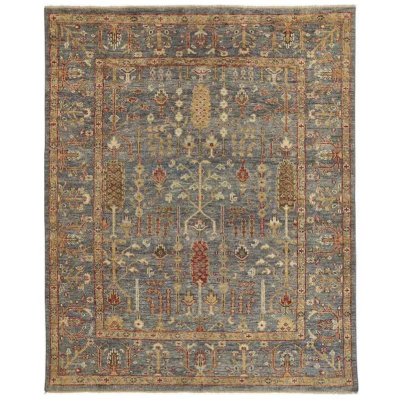 Weave and Wander Irie Traditional Oushak Floral Fauna Rug