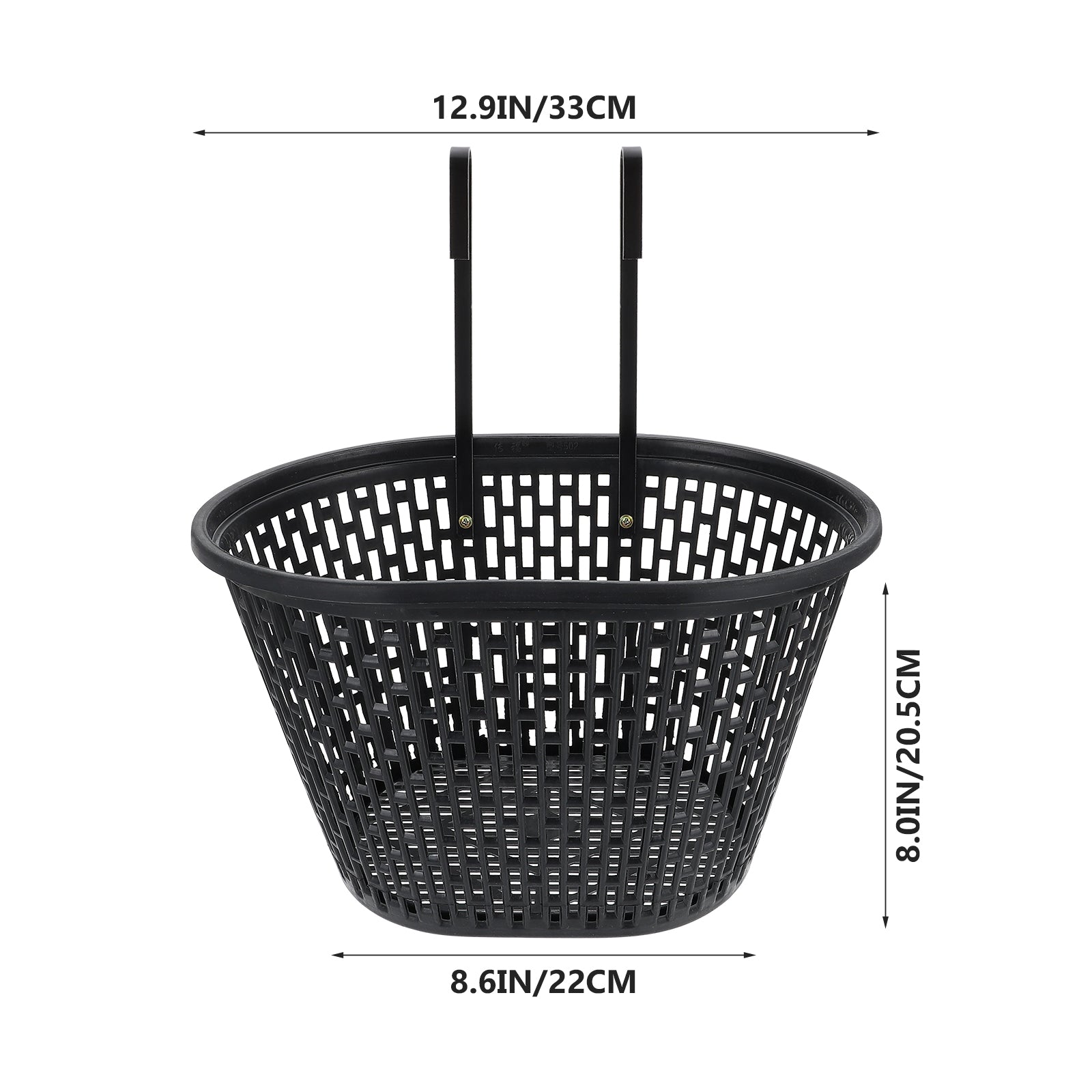 Hemoton 1 Set Plastic Bike Basket Cycling Basket Anti-rust Bike Basket Bike Handlebar Basket