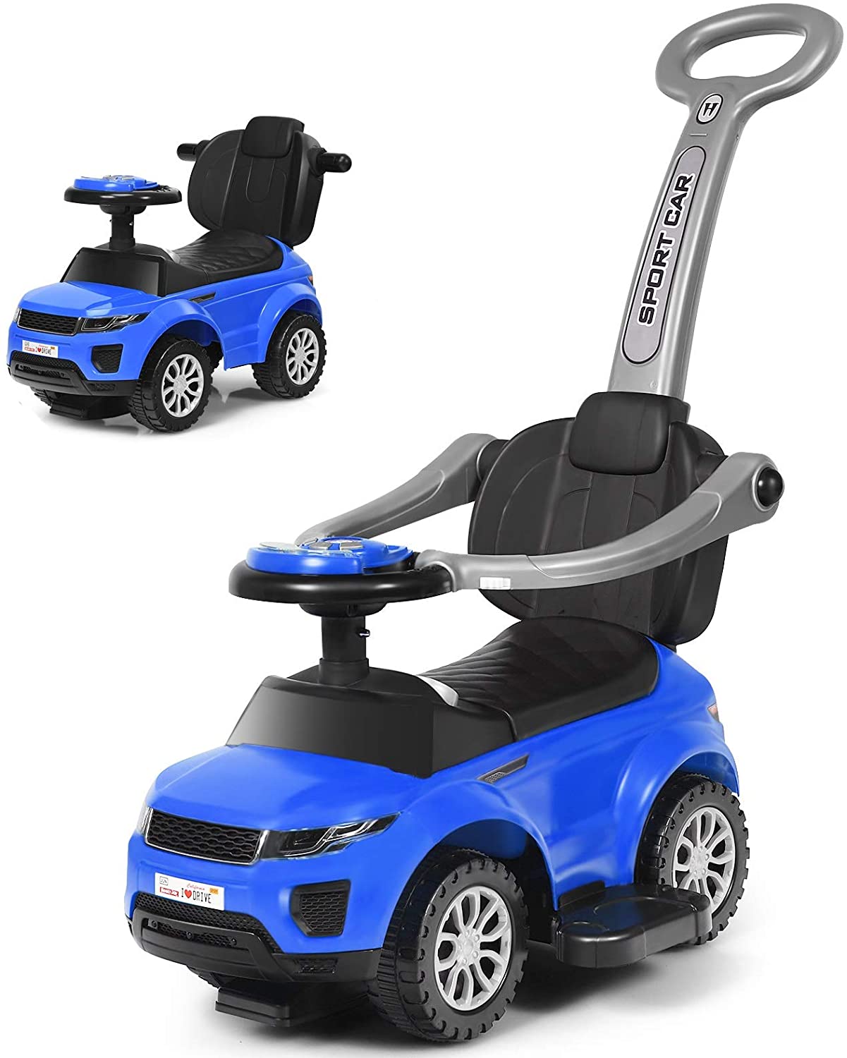 3 in 1 Ride on Push Car | Stroller Sliding Walking Car | Ride on Toy for Boys & Girls