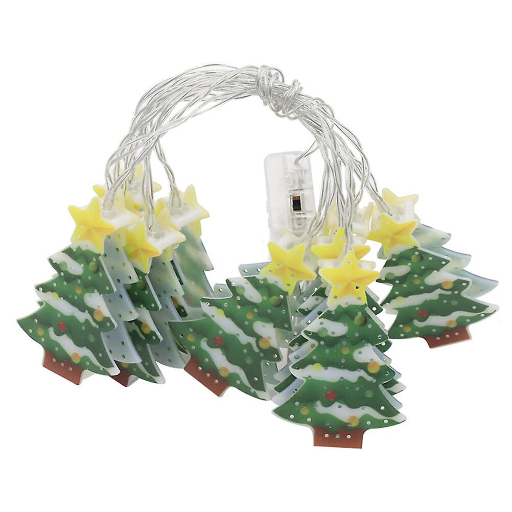 1pc Christmas Elements Lamp Festival Light Pendant Tree Shaped Design Light