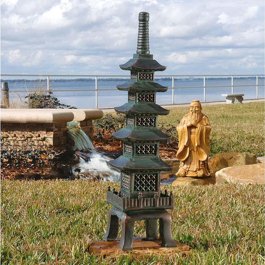 Asian Garden Pagoda Sculpture Statue