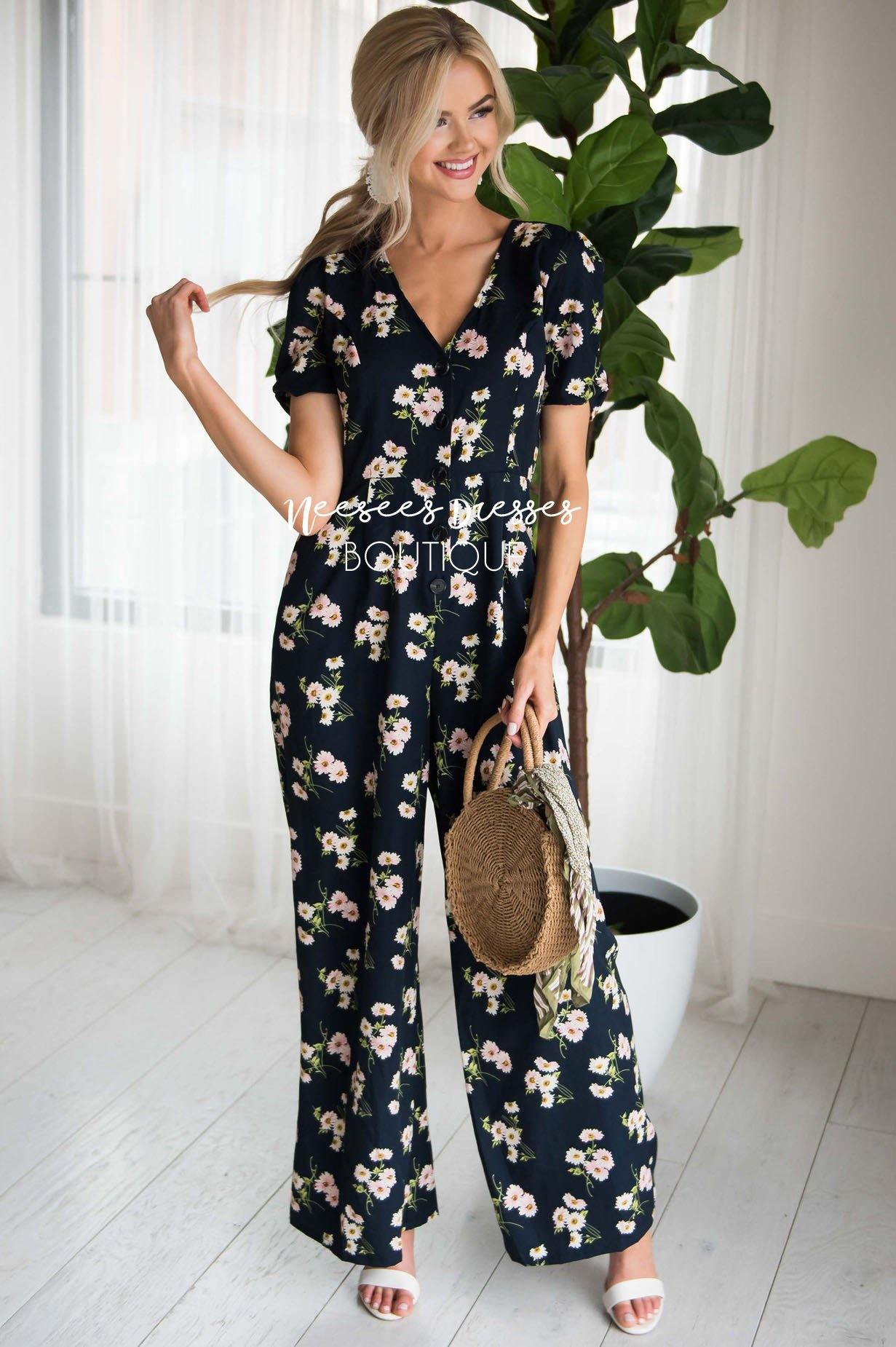 The Kalley Floral Jumpsuit