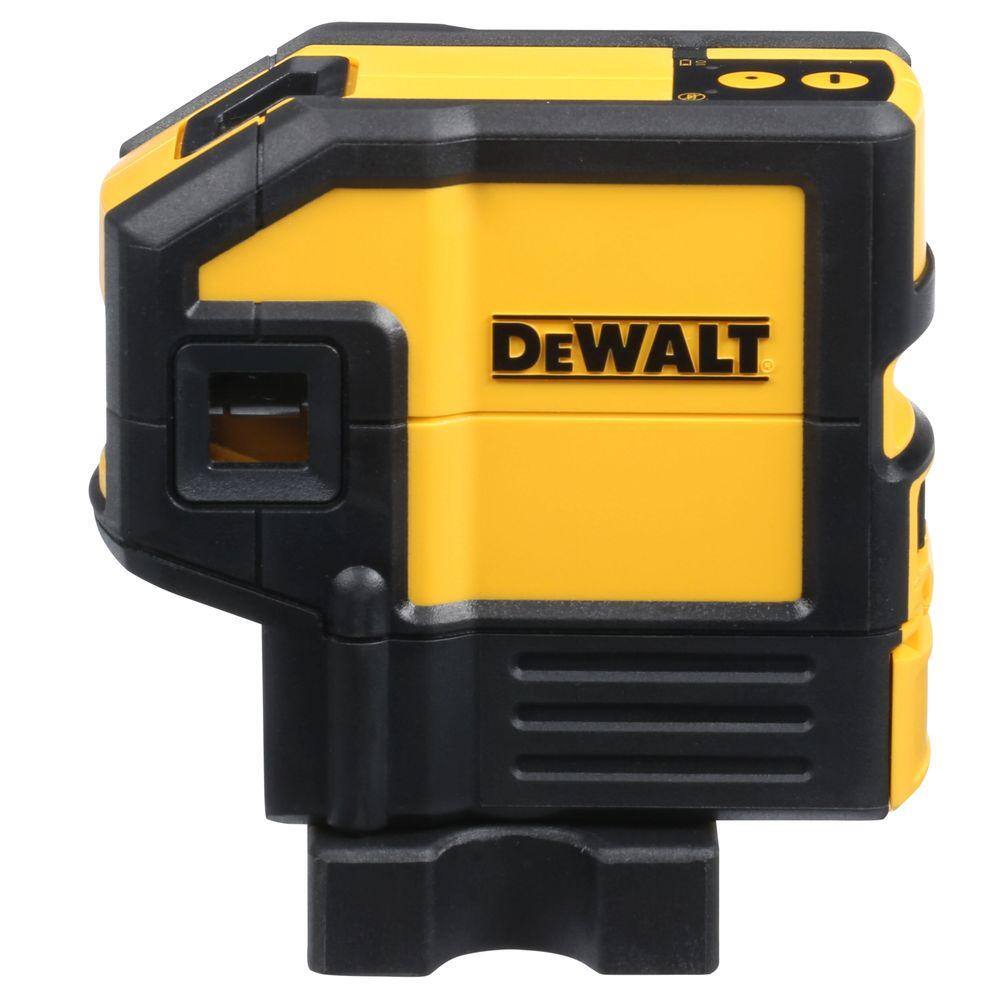 DW 165 ft. Red Self-Leveling 5-Spot  Horizontal Line Laser Level with (3) AA Batteries  Case DW0851