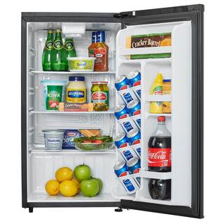 Danby 3.3 cu. ft. Retro Mini Fridge in Black without Freezer DAR033A6BDB