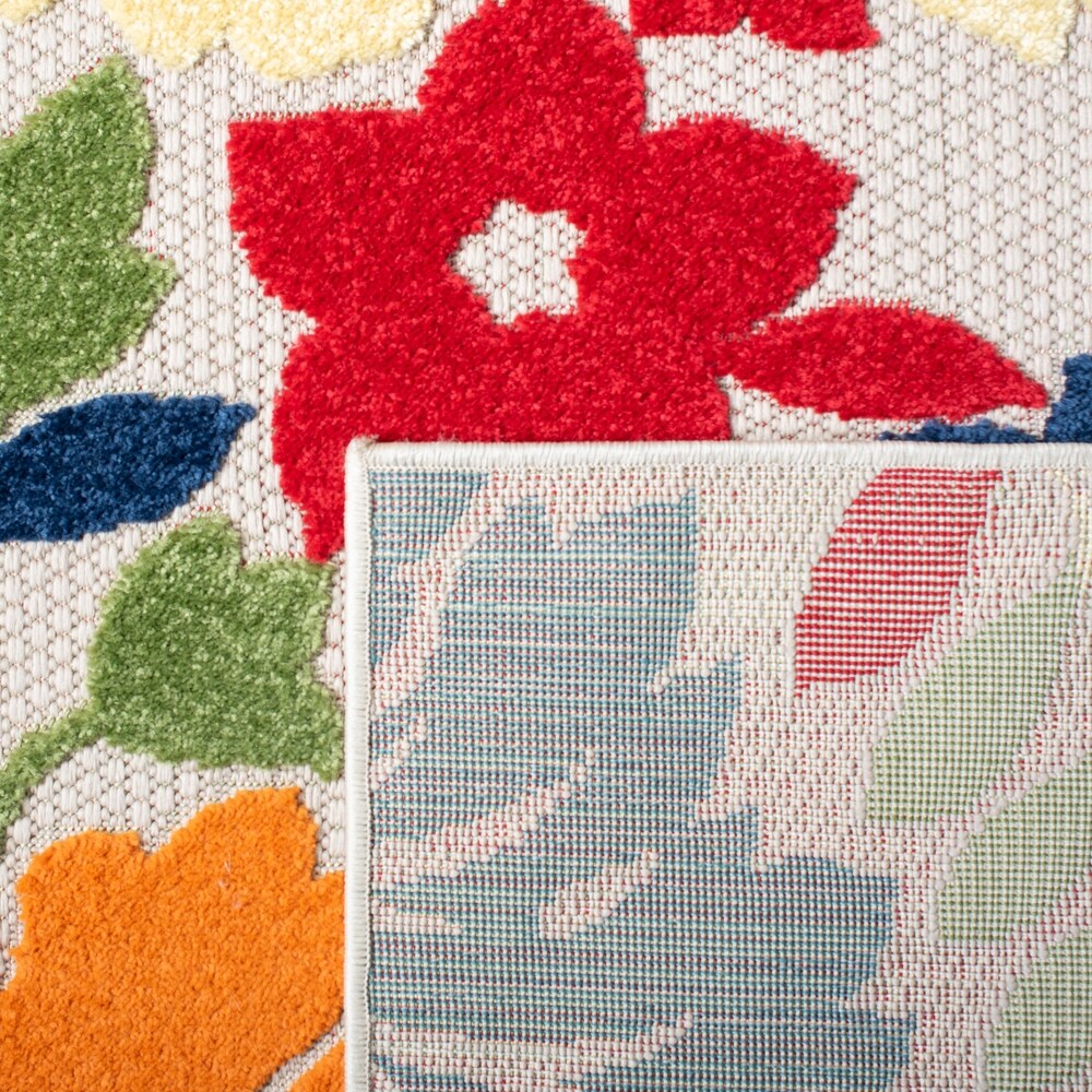 SAFAVIEH Cabana Avia Indoor/ Outdoor Waterproof Patio Floral Rug