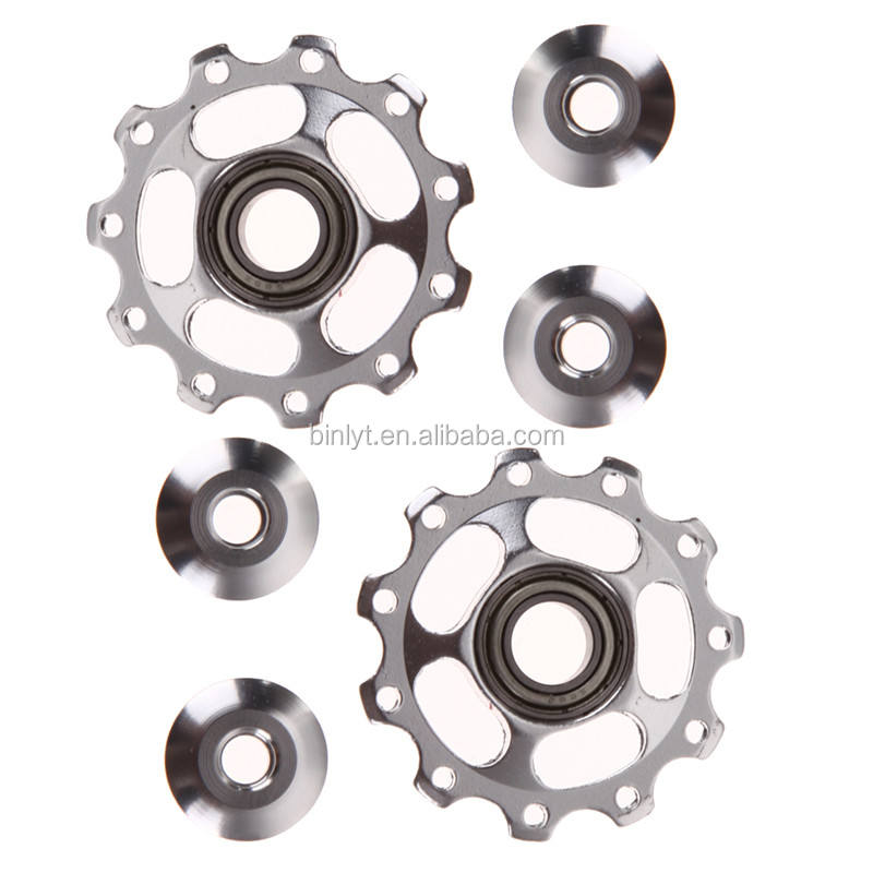 11T Aluminum oy Bicycle Rear Derailleur Jockey Wheel Road MTB Bike Guide Roller Idler Pulley Part Cycling Bicycle Parts