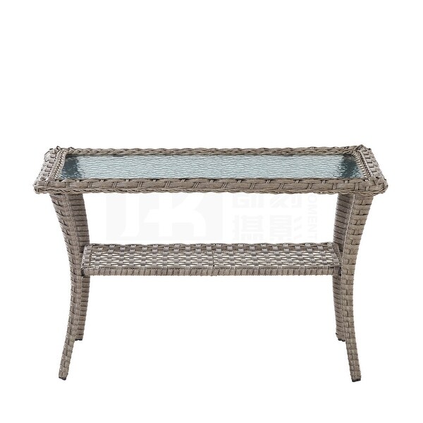 Wicker Rattan Table Garden Tea Table Patio Table