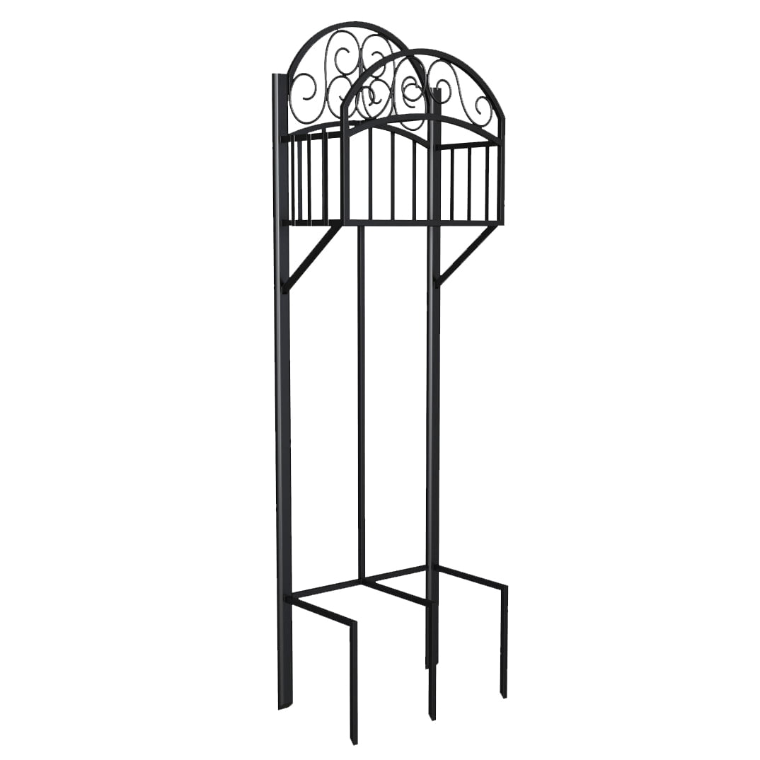 Liberty Garden 125' Decorative Hose Stand with Shelf