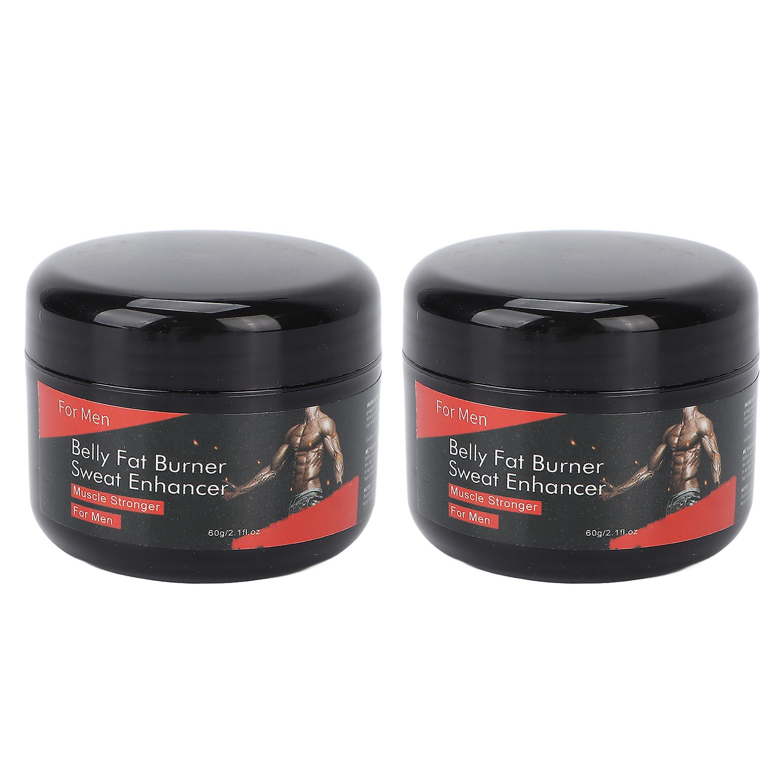 2pcs Hot Sweat Cream Improve Exercise Efficiency Soothe Muscles Burn Calories Slimming Cream For Fitness 60g