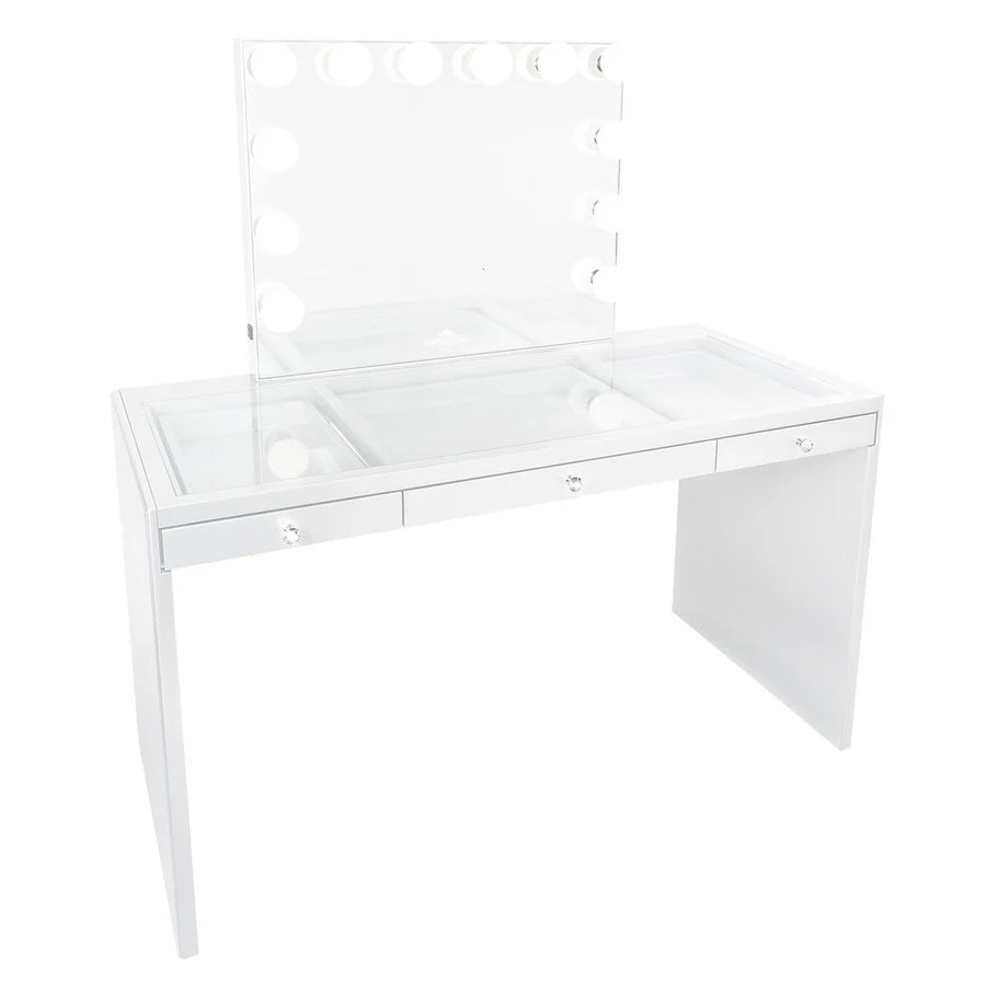 IVFT-SLAYPLUSTB-WHT-N | SlayStation® Plus Premium Vanity Table