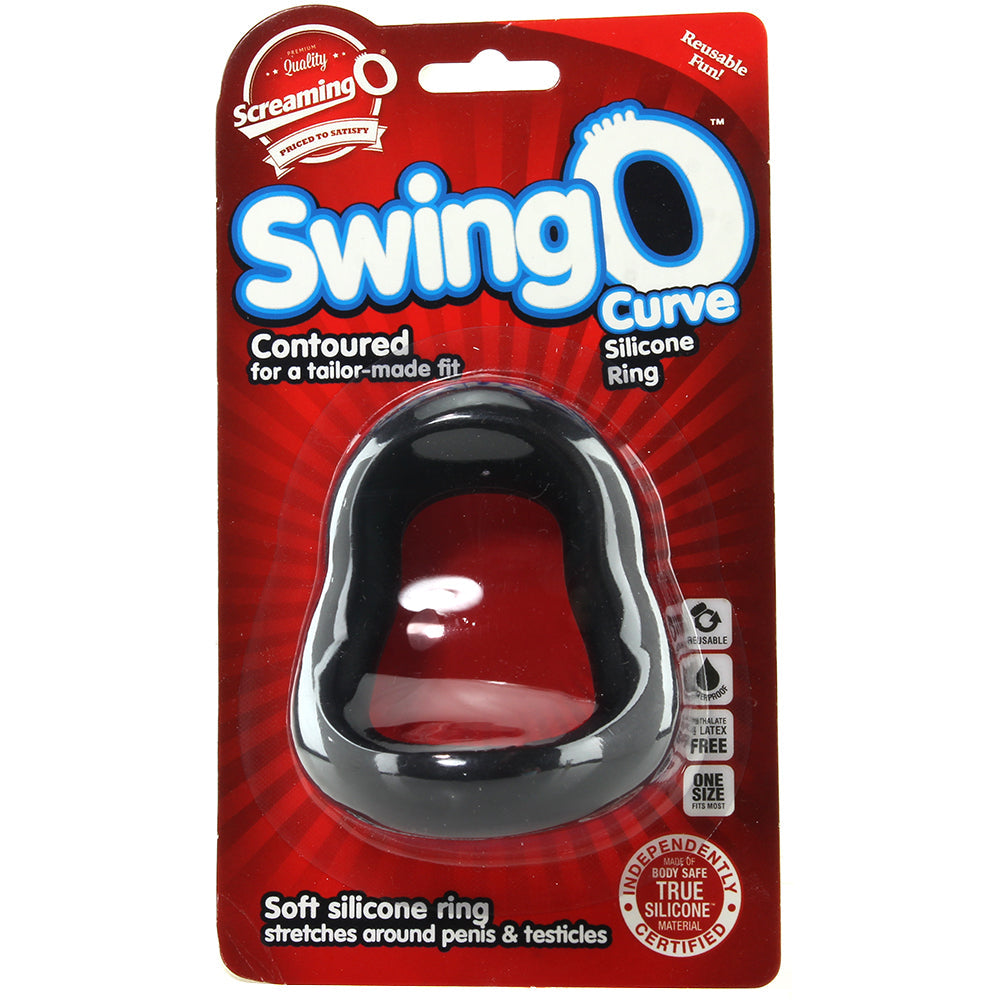 SwingO Curve Silicone Ring in Black