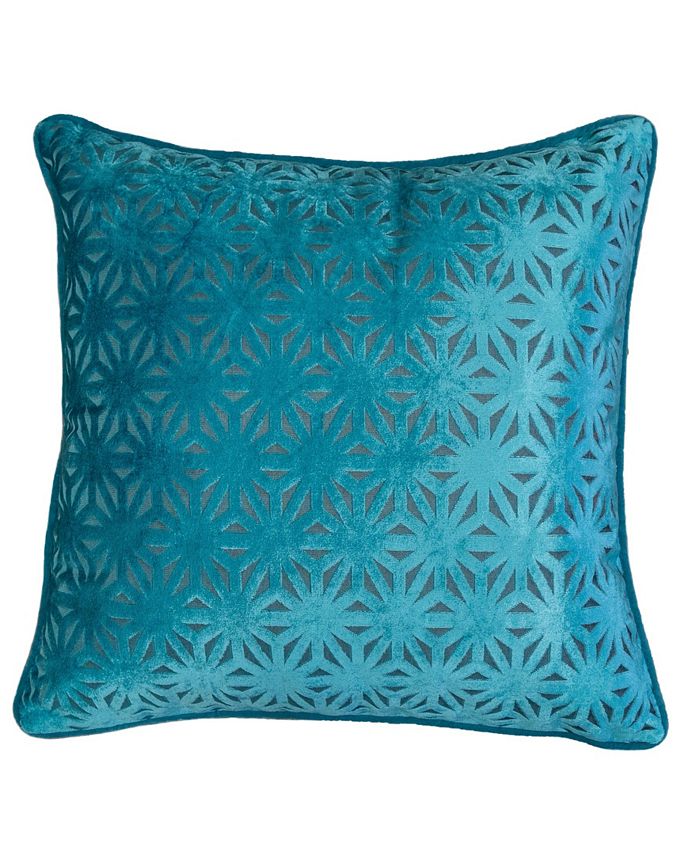 Homey Cozy Allison Modern Velvet Square Decorative Throw Pillow