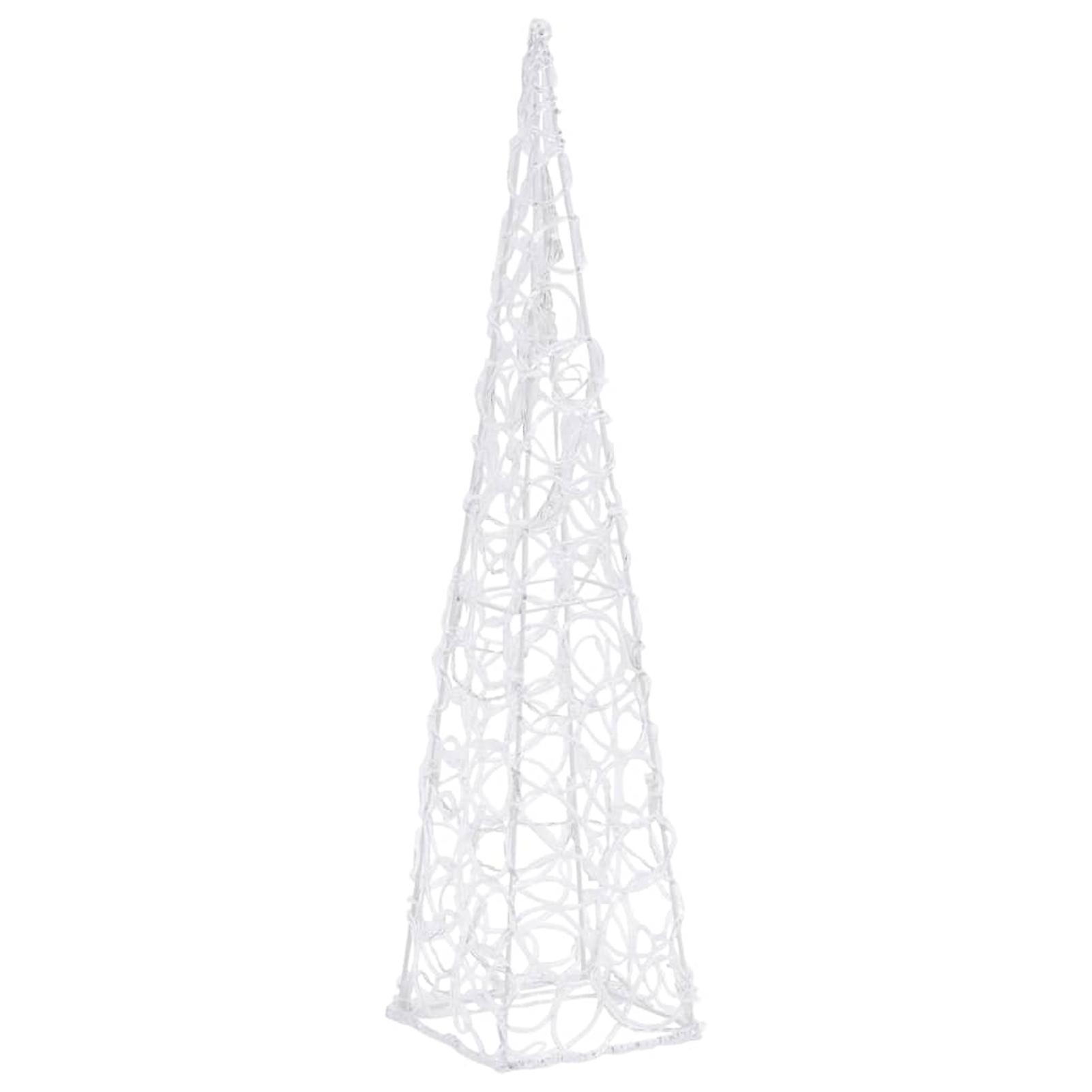 Blue Acrylic Decorative Led Light Cone 60 Cm No.354474