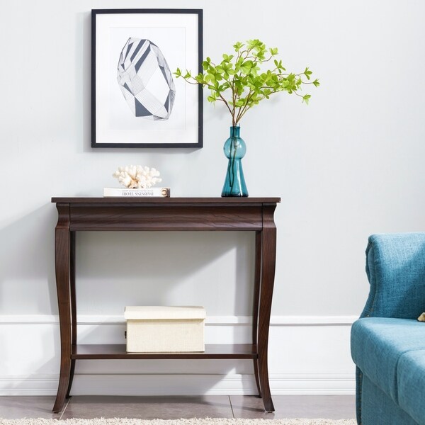 Traditional Living Room Wood Hall Console