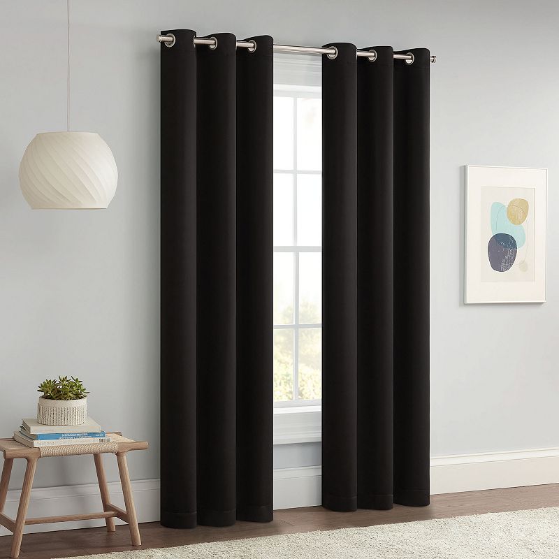 eclipse Darrell Energy Saving Blackout Grommet Window Curtain Panel