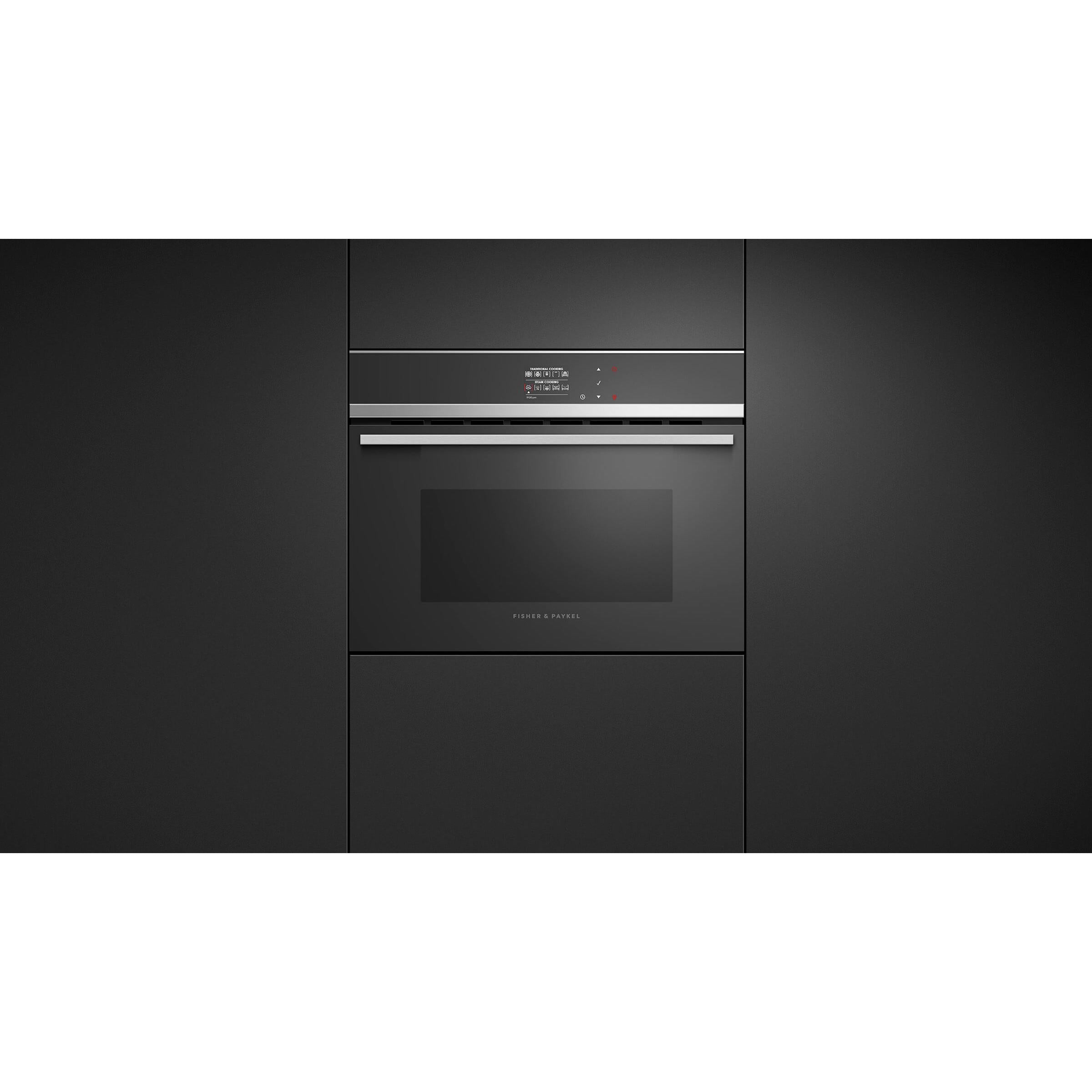 Fisher & Paykel 24-inch, 1.3 cu.ft. Built-in Steam Oven with True Convection OS24NDB1