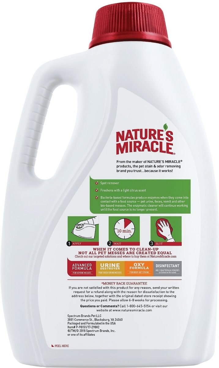 Nature's Miracle Dog Enzymatic Stain and Odor Remover