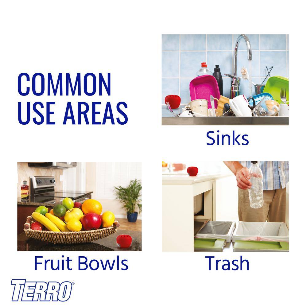 TERRO Ready-to-Use Indoor Fruit Fly Traps with Bait (2-Count) T2502B