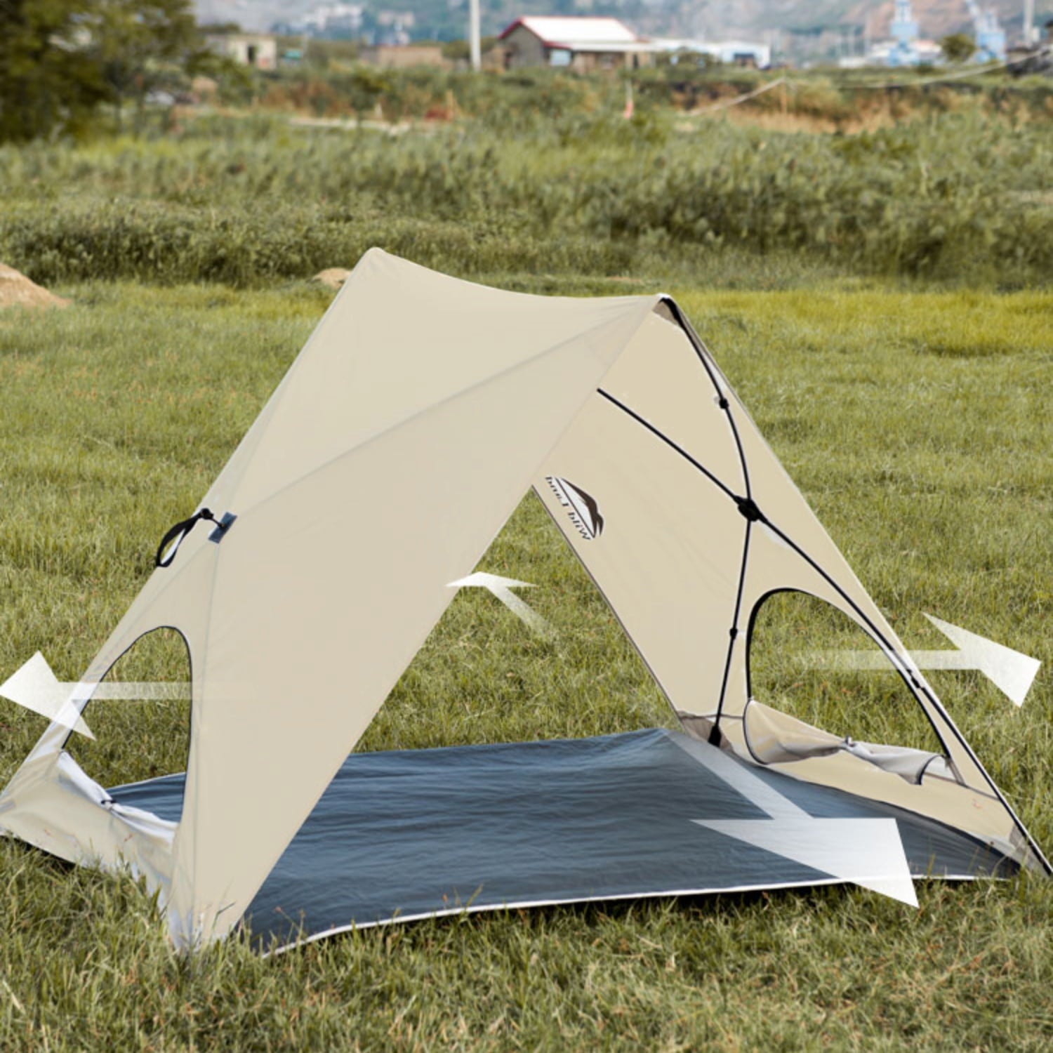 Vivzone 2 Seconds Easy Beach Tent for 2-3 person with UV Protection