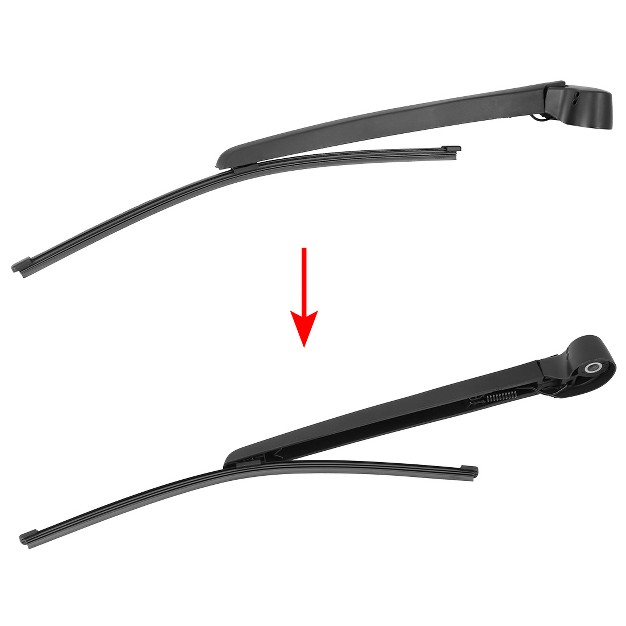 Unique Bargains Rear Windshield Wiper Blade Arm Set 360mm 14 Inch For Porsche Cayenne Hybrid 2010 2011 2012 2013 2014 2015 2016 2017