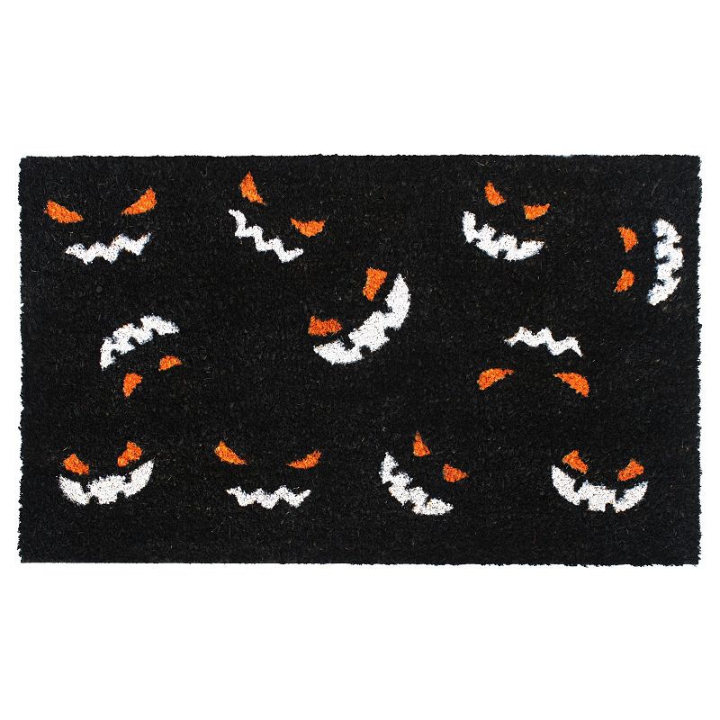 RugSmith Pumpkin Faces Doormat - 18'' x 30''